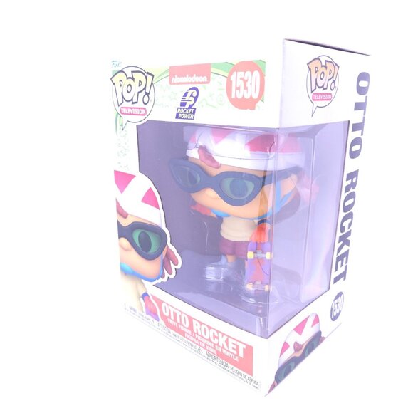 Funko POP Otto Rocket 1530 Nickelodeon Rocket Power TV Vinyl Figure w/ Protector - Picture 3 of 12